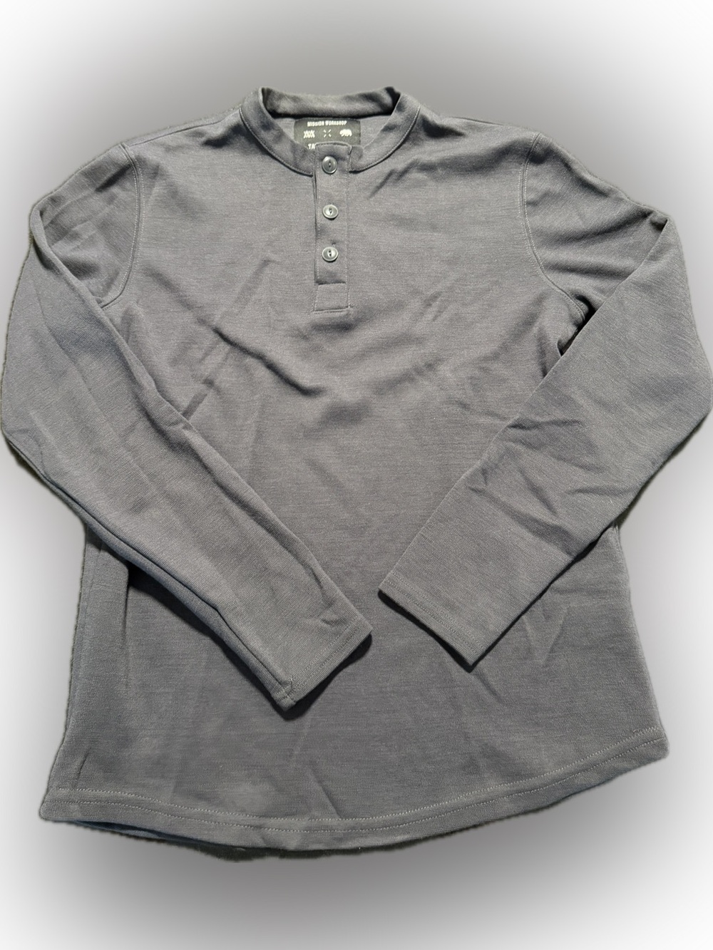 Taylor Stitch x Mission Workshop Merino Wool Henley Shirt Small Made in USA